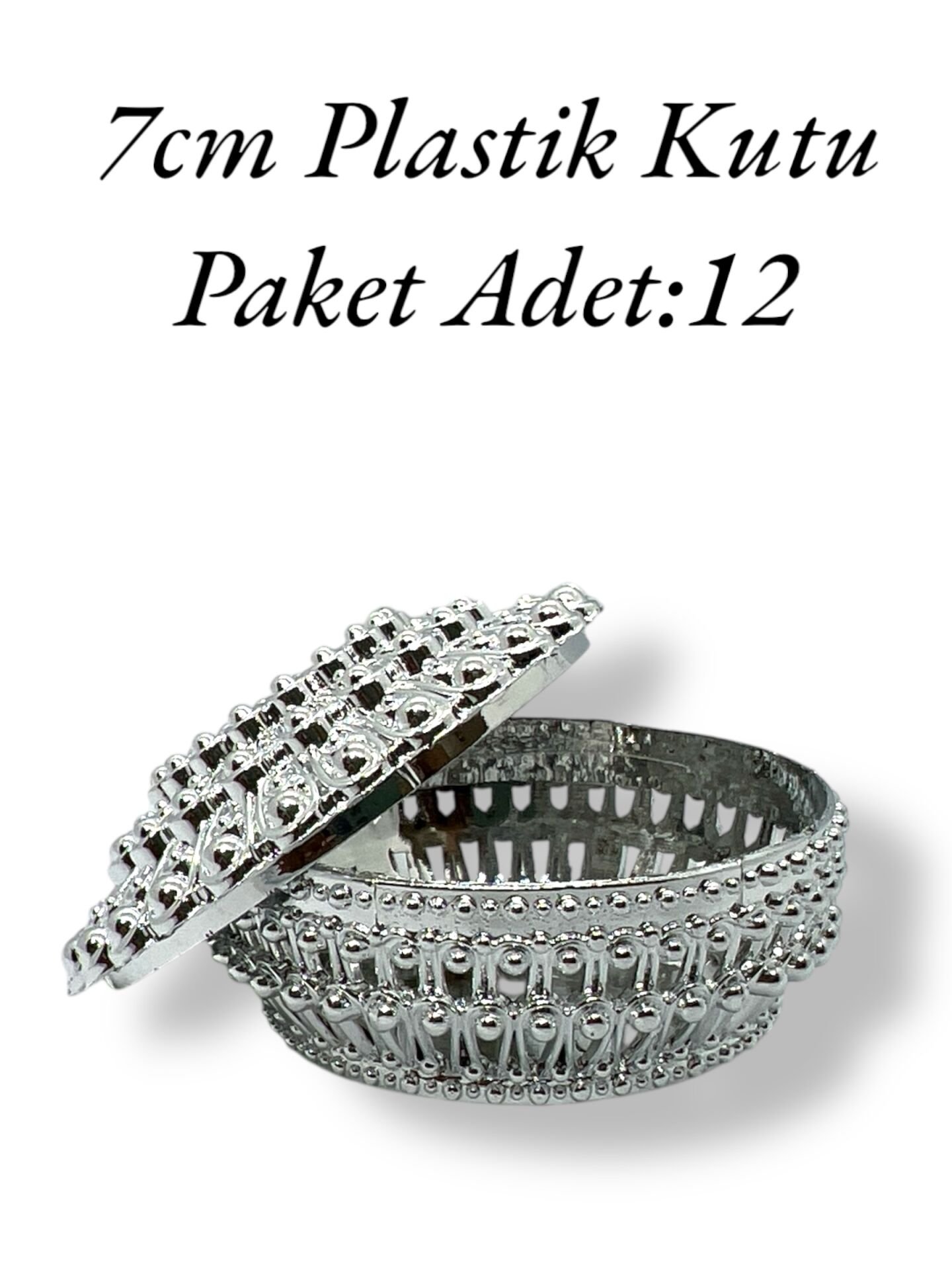 Plastik Kutu Gümüş