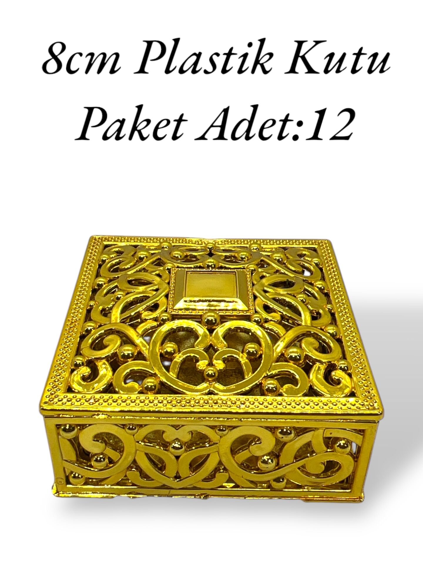 Plastik Kutu Gold