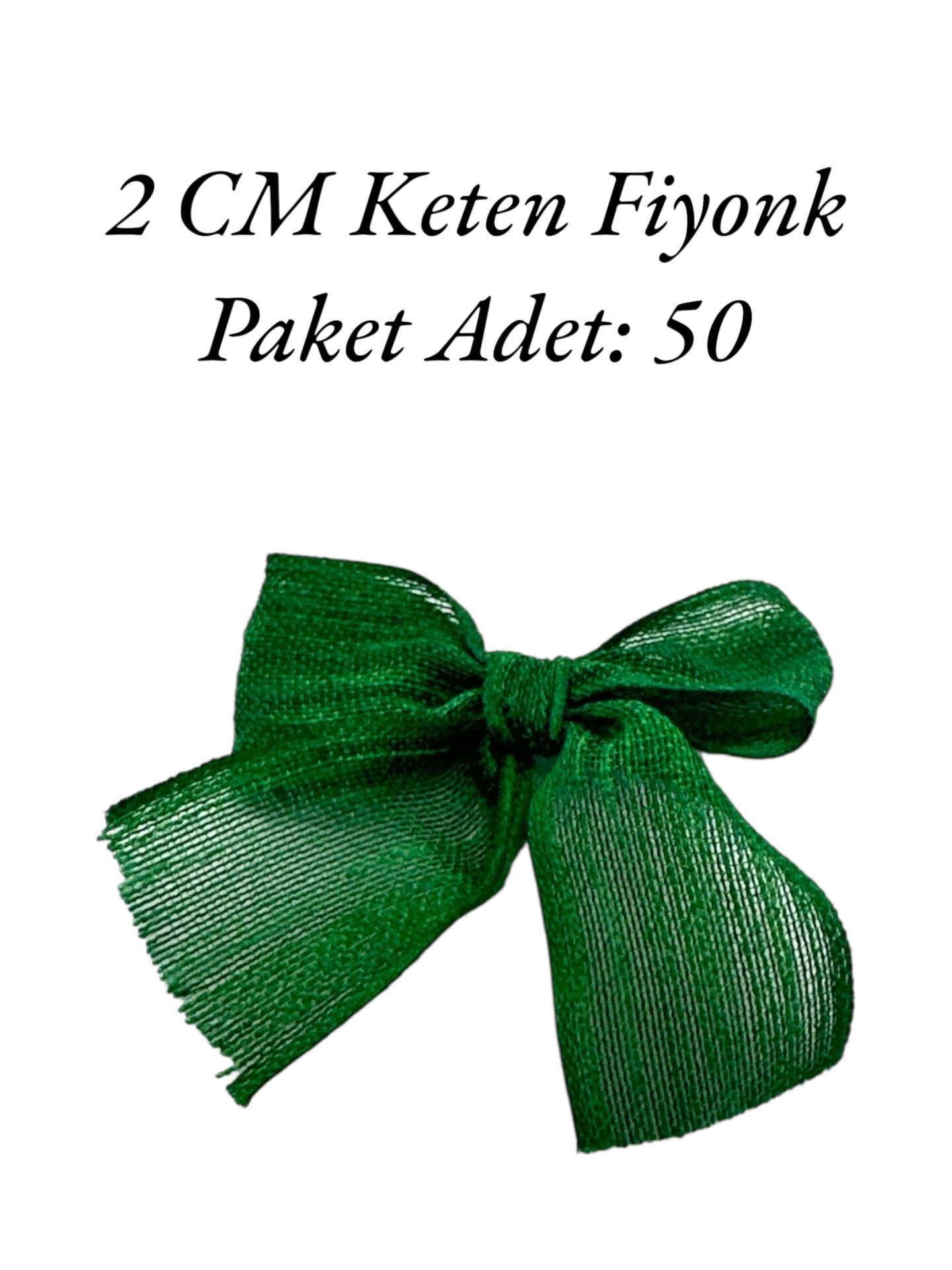 2 CM Keten Fiyonk 50’li