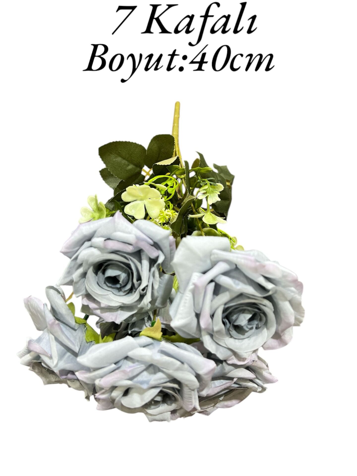 Demet Gül 7 Kafalı Gri
