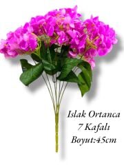 Islak Demet Ortanca 7 Kafalı Fuşya
