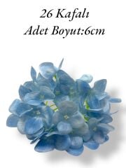 Islak Ortanca Kafa Mavi