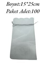 Tül Kese 15*25cm  Beyaz