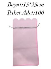 Tül Kese 15*25cm Pembe