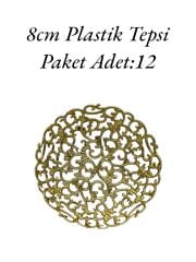 Plastik Tepsi Gold