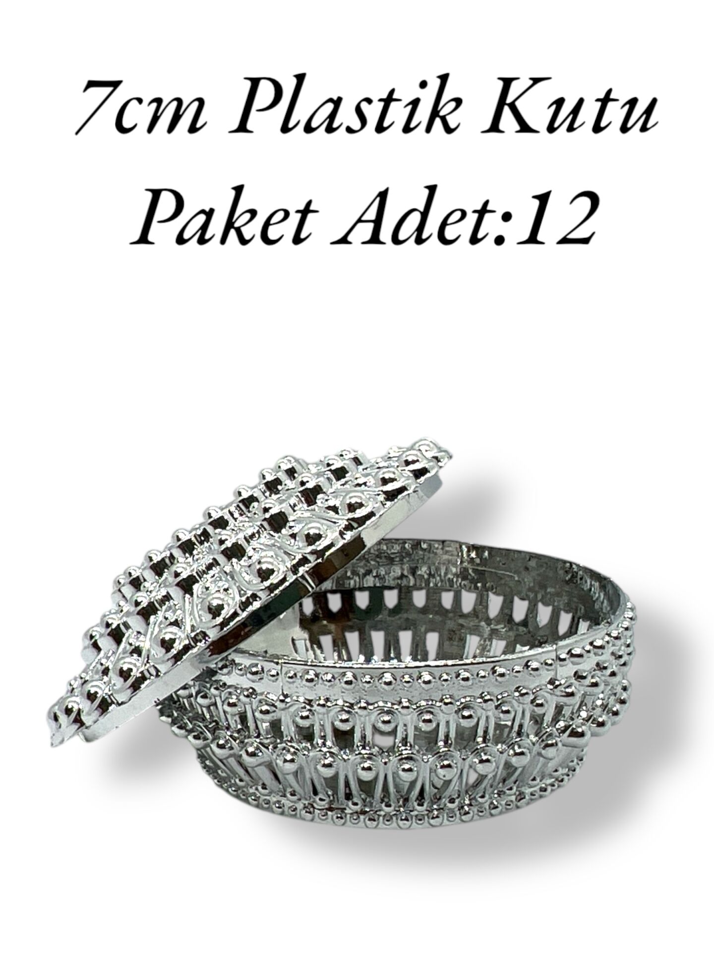 Plastik Kutu Gümüş