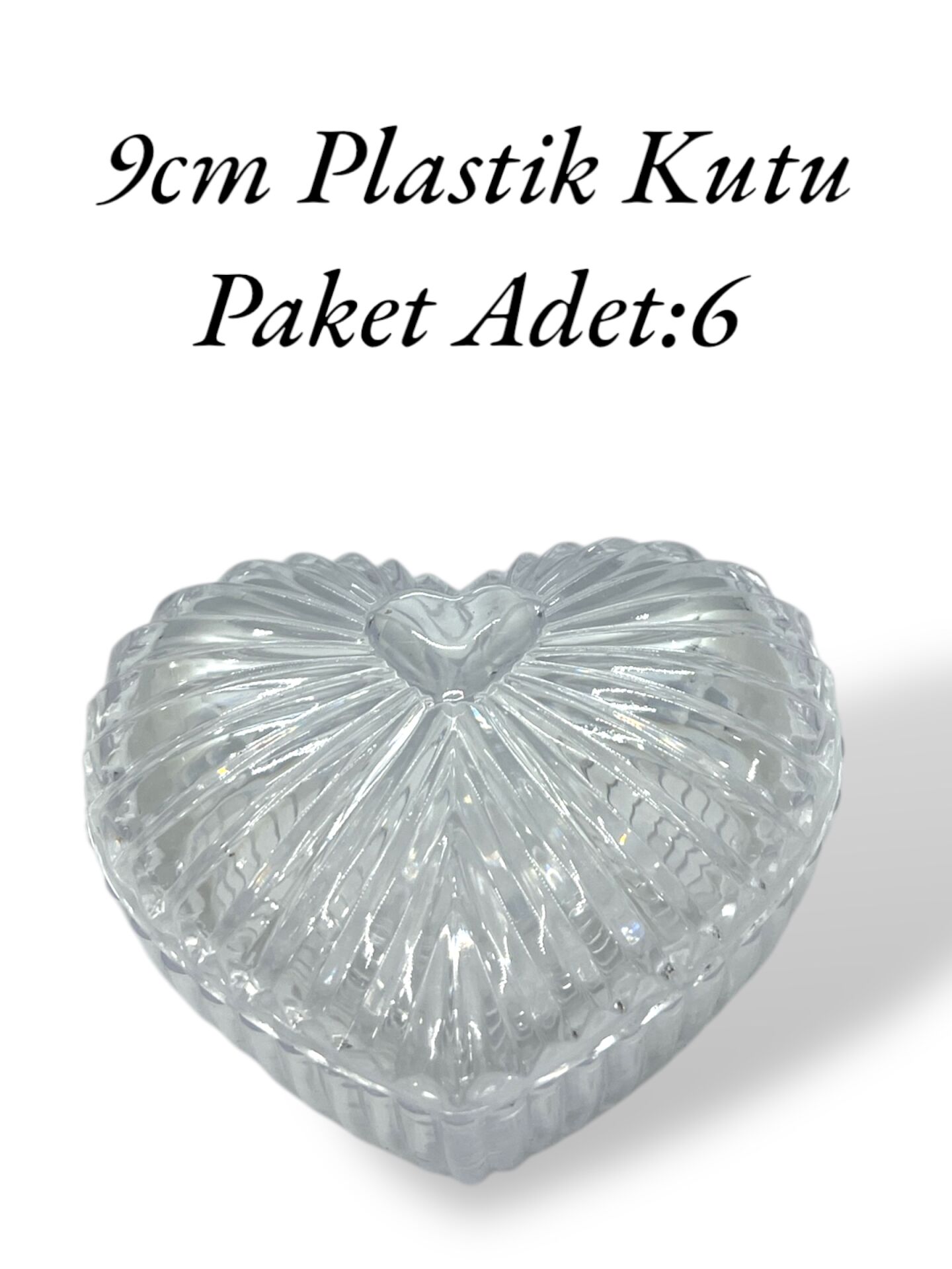 Plastik Kalp Kutu