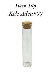 Cam Tüp Şişe 10cm