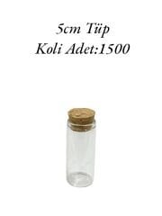 Cam Tüp Şişe 5cm