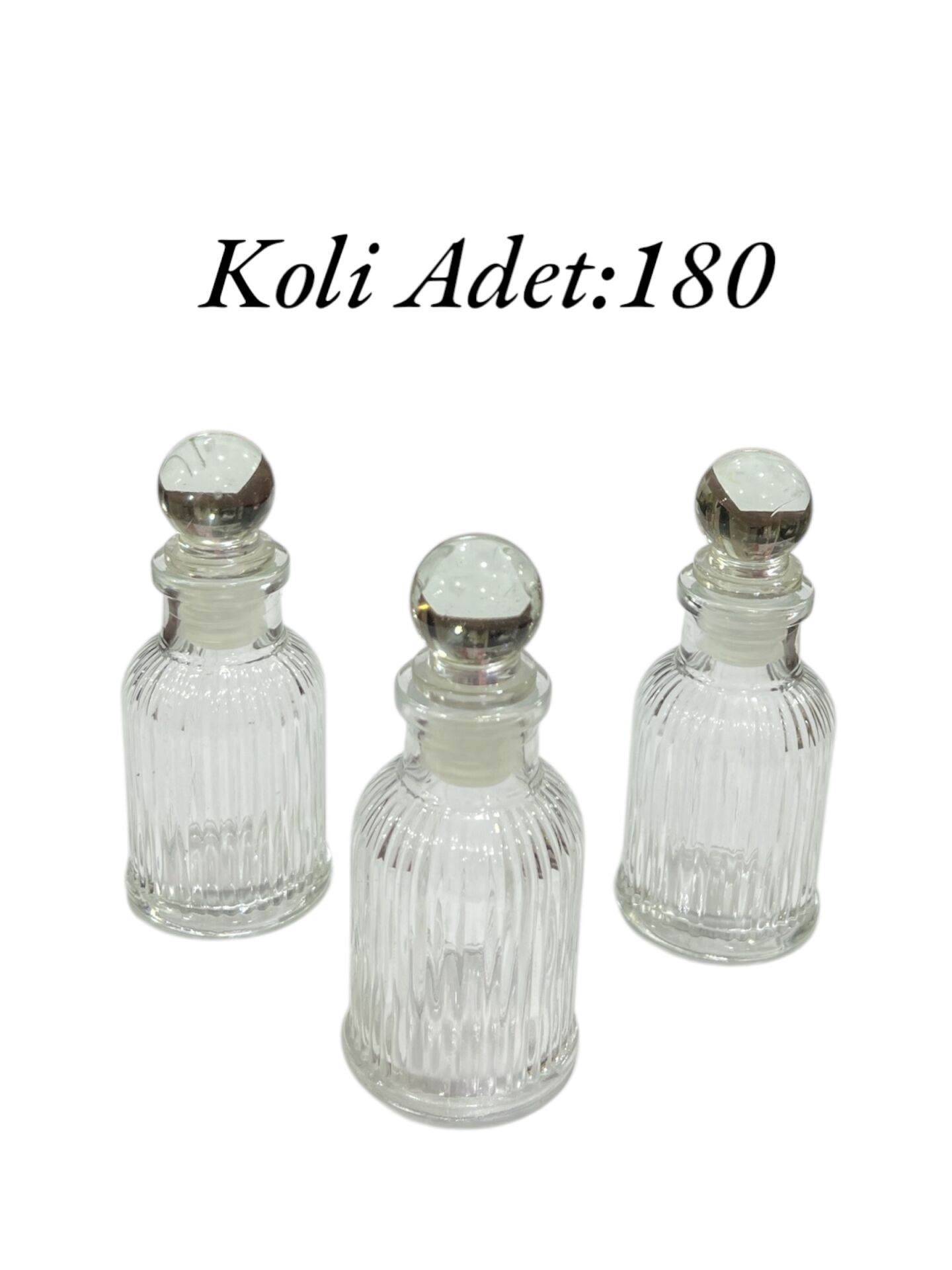 Cam Top Başlıklı Şişe 50ml