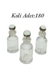 Cam Top Başlıklı Şişe 50ml