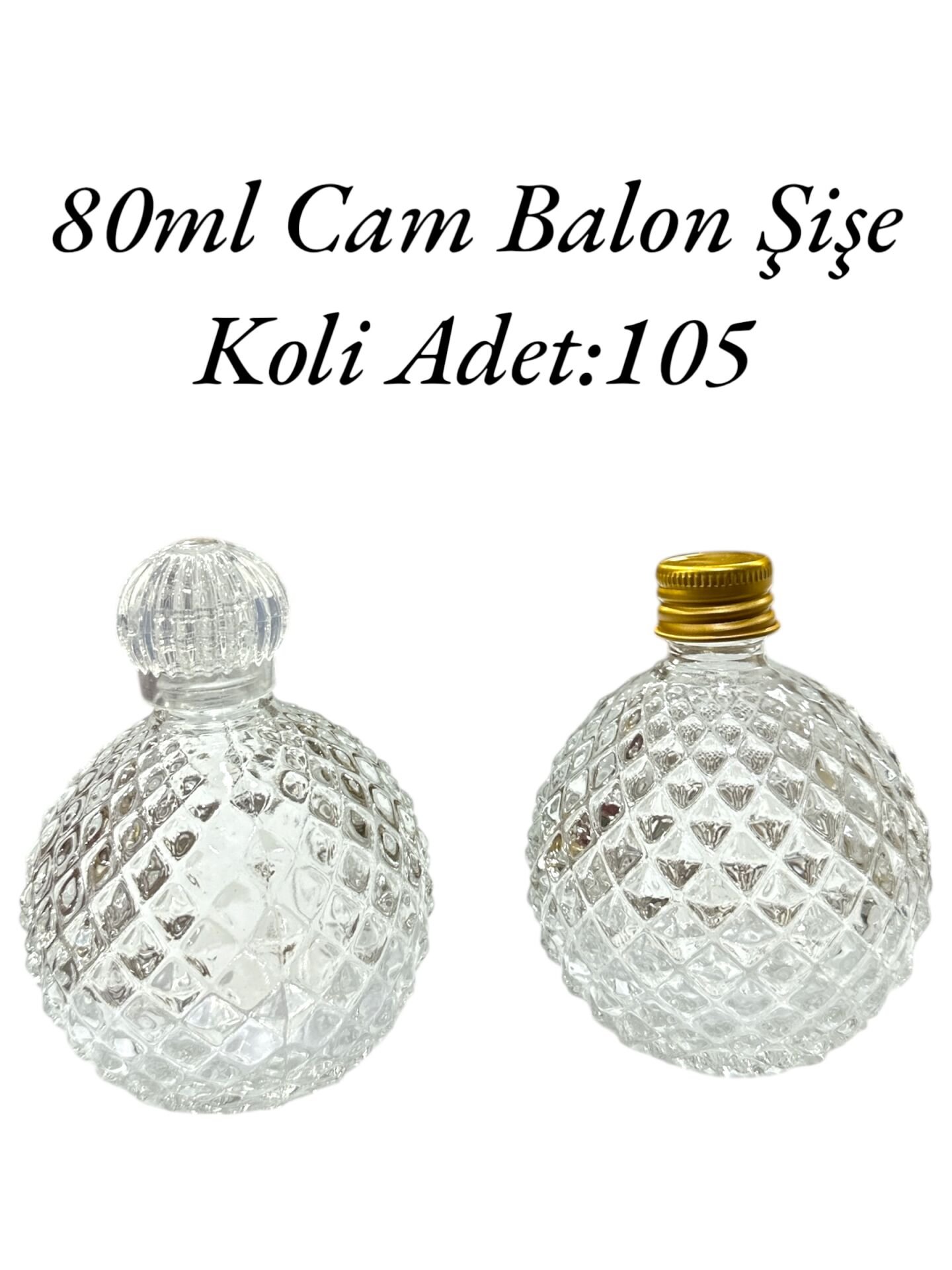 Cam Balon Şişe 80ml