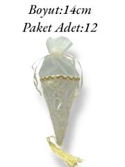 Çerez Külah Dantel Beyaz