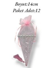 Çerez Külah Dantel Pembe