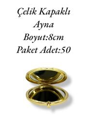 Çelik Kapaklı Ayna Gold