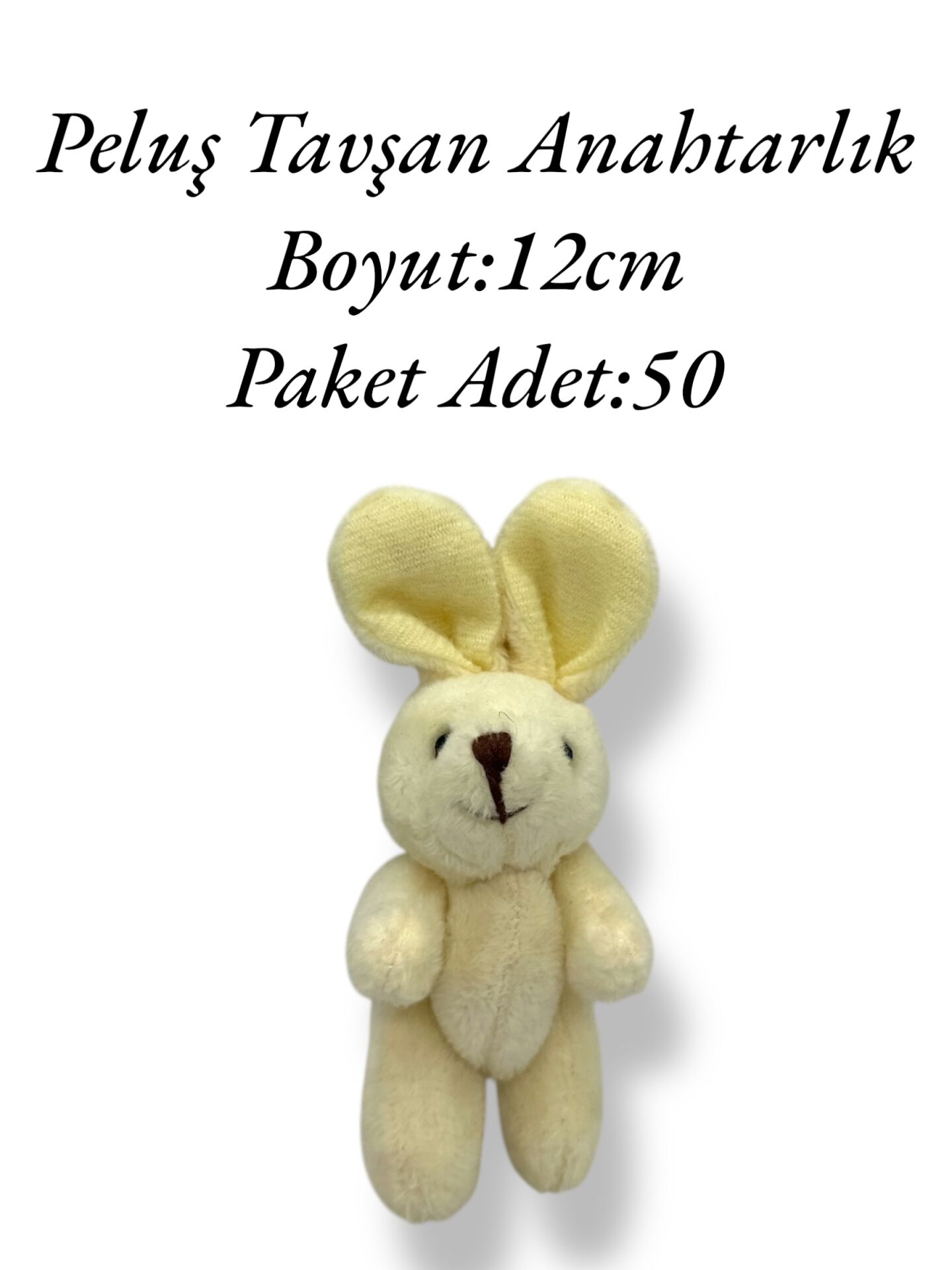 Peluş Tavşan Anahtarlık