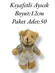 Kıyafetli Ayıcık Anahtarlık